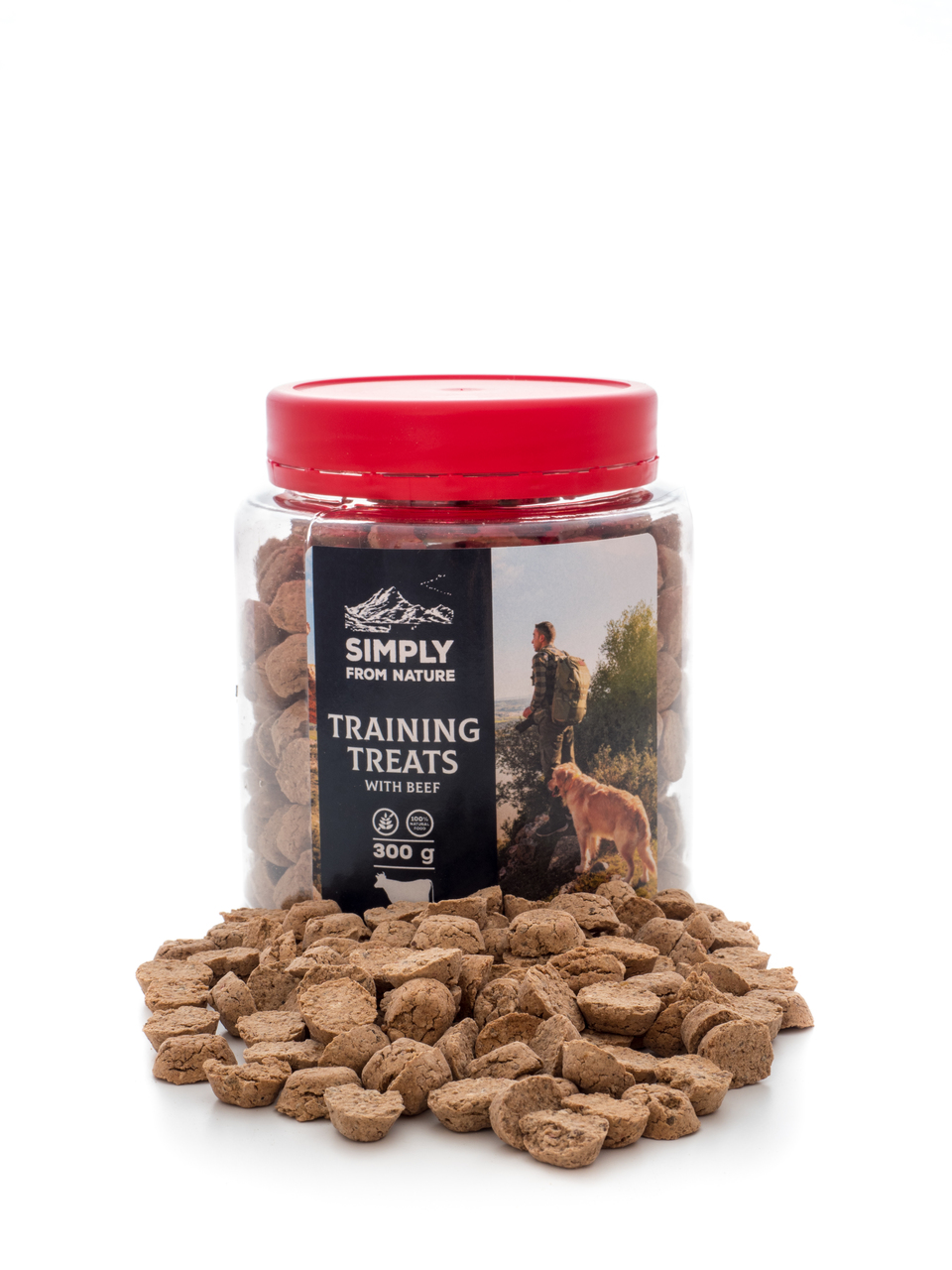 Små, lette træningssnacks til din hund. De gør ikke dine hænder beskidte