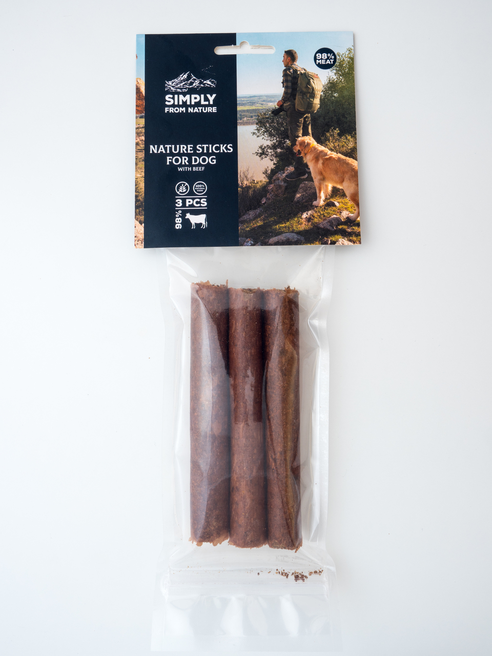 Snacks til hunde. Højt kødindhold, tørrede aromaer, ideelle til hunde af alle racer.