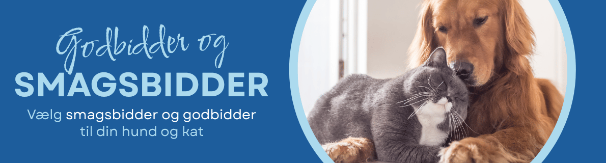 Aktion GODBIDDER OG SMAGSBIDDER til hund og kat