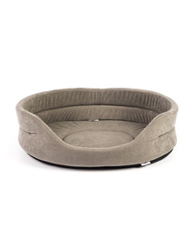 FERA Hundebett oval grau S 53x44x16 cm