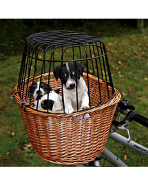 TRIXIE Weidenkorb für Fahrrad