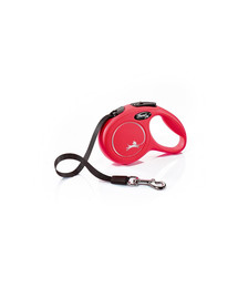 FLEXI New Classic XS Gurtleine 3 m Rot