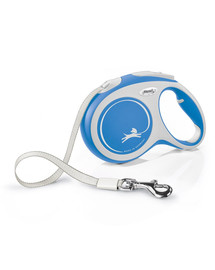 FLEXI New Comfort L Gurtleine 5 m Blau
