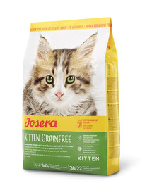 JOSERA Kitten GrainFree Trockenfutter für Kitten Getreidefrei 400 g