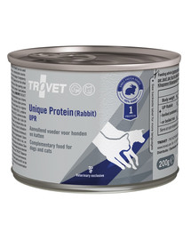TROVET Unique Protein Rabbit UPR Nassfutter für Hunde und Katzen mit Kaninchen 200g