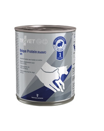 TROVET Unique Protein Rabbit UPR Nassfutter für Hunde und Katzen mit Kaninchen 800g