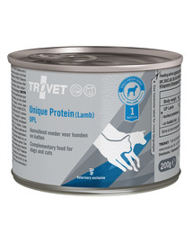 TROVET Unique Protein Lamb UPL Nassfutter für Hunde und Katzen mit Lammfleisch 200g