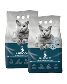ARISTOCAT Bentonite Plus natürliches Bentonit Katzenstreu 10 l (2 x 5 l)