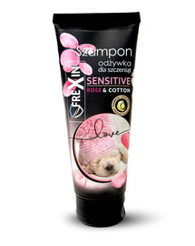 FREXIN Sensitive Welpenshampoo und Pflegespülung Rose & Baumwolle 220 g