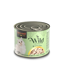 LEONARDO Wildschwein mit extra Filet Nassfutter für Katzen 200 g