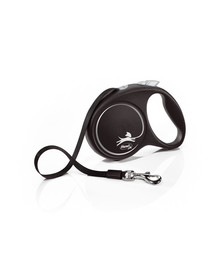 FLEXI Automatikleine Black Design M Gurt 5 m schwarz
