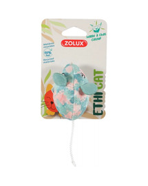 ZOLUX ETHICAT Katze Spielzeug Maus in Blätter