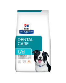 HILL'S Prescription Diet Canine t/d 4 kg Futter zur Förderung der Zahngesundheit Ihres Hundes