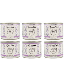 GUSSTO Cat Fresh Turkey & Duck 6x200 g