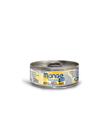 MONGE Natural Cat Thunfisch mit Huhn und Mais 80 g