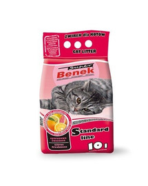 BENEK Super Katzenstreu Citrus Freshness 10 L