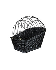 TRIXIE Fahrradkorb für Gepäckträger  35 x 49 x 55 cm schwarz