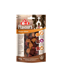 8IN1 Hundeleckerli Flavours Skewer Bites 100 g
