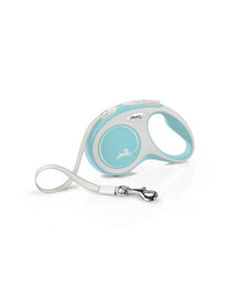 FLEXI New Comfort S Tape 5 m hellblau Automatikleine