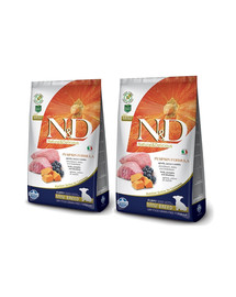 FARMINA N&D Pumpkin Lamb & Blueberry Puppy Mini 2x2.5 kg