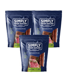 SIMPLY FROM NATURE Nature Sticks with beef natürliche Zigarren mit Rind 3 x 3 Stück
