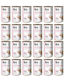 BRIT Veterinary Diet Hypoallergenic Salmon&Pea Allergikerfutter für Hunde 24x400g