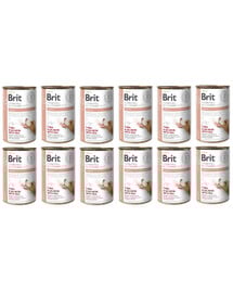 BRIT Veterinary Diet Renal Tuna&Salmon&Pea Nierenfutter für Hunde 12x400g