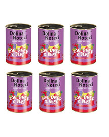 DOLINA NOTECI SuperFood Rehe und Rindfleisch 6x400 g