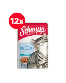 SCHMUSY RAGOUT mit Lachs in Sauce 12 x 100 g