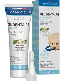 FRANCODEX Beruhigendes Zahngel für Welpen 50 g