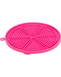 TRIXIE Lick'n'Snack Leckerbissen Tablett rosa 18 cm