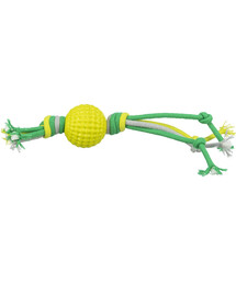 TRIXIE Schnur mit Ball und Ton 9x44 cm