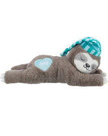 TRIXIE Junior Faultier Welpenspielzeug mit Herzschlag 34 cm