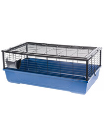 INTERZOO Bunny 100 Kleiner Nagetierkäfig 100 cm dunkelblau
