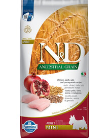 FARMINA N&D Low Grain Chicken & Pomegranate Adult Mini Dog 7 kg