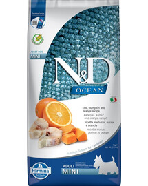 FARMINA N&D Ocean dog adult codfish, pumpkin, orange mini 7 kg