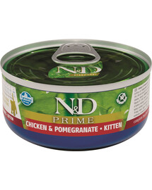 FARMINA N&D PRIME Chicken & Pomegranate Kitten 80 g