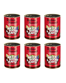 DOLINA NOTECI Premium SuperFood Rinder- und Gänseherz 6 x 400 g