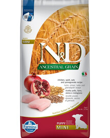 FARMINA N&D Low Grain Chicken & Pomegranate Mini Puppy 7 kg