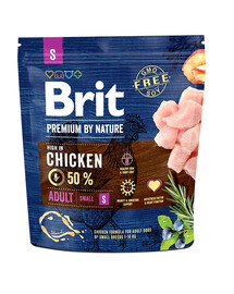 BRIT Premium By Nature Adult Small S 1 kg
