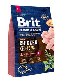 BRIT Premium By Nature Junior Large L 3 kg