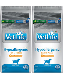 FARMINA Vet Life Hypoallergenic Fish & Potato Hund 2x12 kg