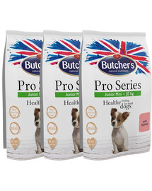 BUTCHER'S ProSeries Junior Mini mit Lachs 3x800g