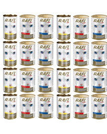 RAFI Adult Mix Geschmacks 24x415 g Nassfutter für Katze