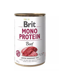 BRIT Mono Protein Beef 12x400 g Rind