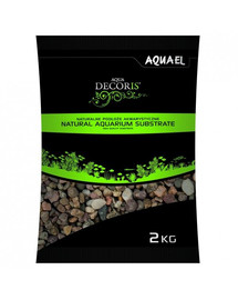 AQUAEL MEHRFARBIGE QUARTZ Natürliche mehrfarbige Substrate 1,4-2 mm 2kg