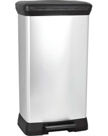 CURVER Abfalleimer, Silber, 30 L