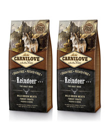 CARNILOVE Adult Renifer 24 kg (2 x 12 kg)
