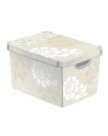 CURVER Deco Stockholm L Aufbewahrungsbox mit Deckel Romance