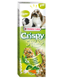 VERSELE-LAGA Knusperstäbchen-Gemüseflasche für Kaninchen und Cavies 110g